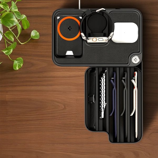 Spigen S340 Organizer για Apple Watch και Λουράκια, Μαύρο