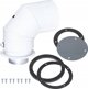 SpiroFlex Προσαρμογέας Αεραγωγού TWK, 80/110 x 80/125mm, Λευκός, για Termet SX-TD80ATWKB