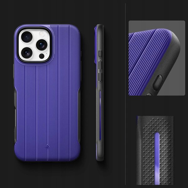 Θήκη Spigen Caseology Dual Grip MagSafe για iPhone 16 Pro, Cobalt Blue