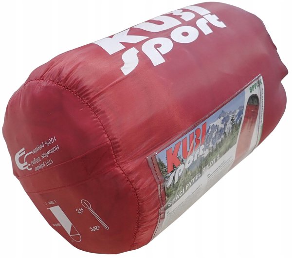 Aptel Υπνόσακος Κάμπινγκ Kubisport, Ελαφρύς Θερμικός με Κεφαλοστήριγμα, 220x75 cm