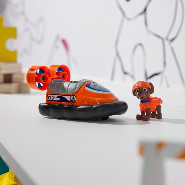 Spin Master Paw Patrol Basic Vehicle 2.0 - Όχημα Zuma με Φιγούρα