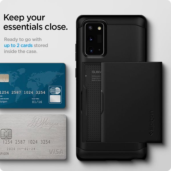 Spigen Slim Armor CS dla Samsung Galaxy Note 20 Black (ACS01424)