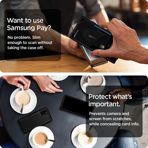 Spigen Slim Armor CS dla Samsung Galaxy Note 20 Black (ACS01424)