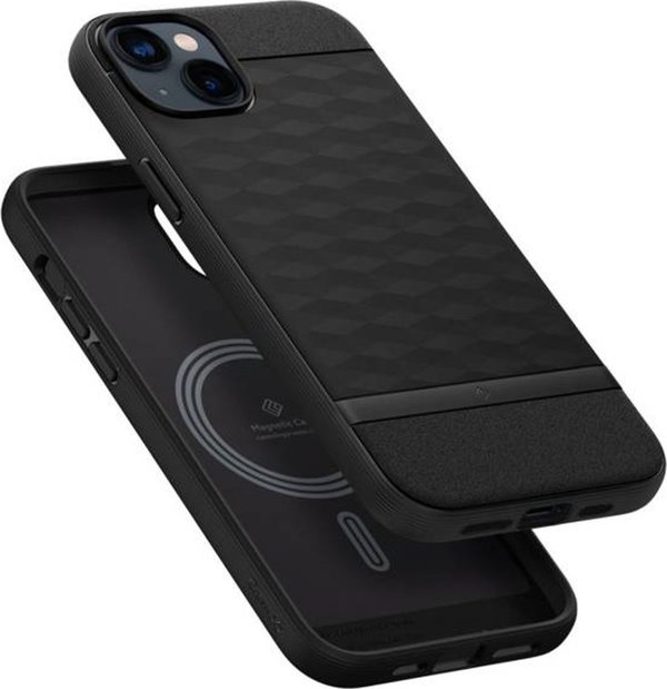 Spigen Caseology Parallax Mag θήκη για iPhone 14 Plus, Magsafe, Μαύρο/Ματ Μαύρο, ACS04927