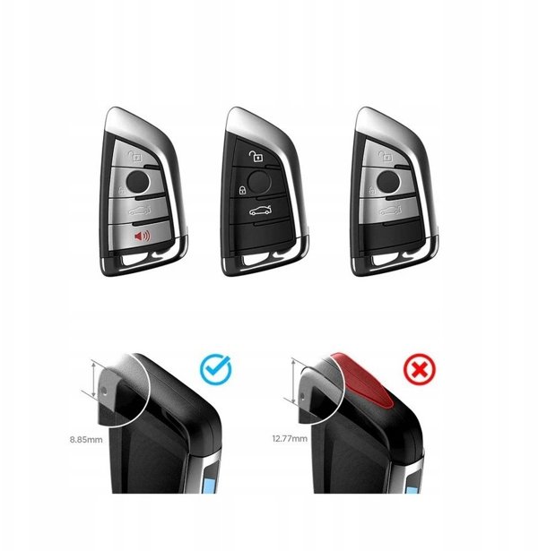 Spigen BMW Key Fob Case BK100 - Θήκη για Κλειδί Αυτοκινήτου, Μαύρο