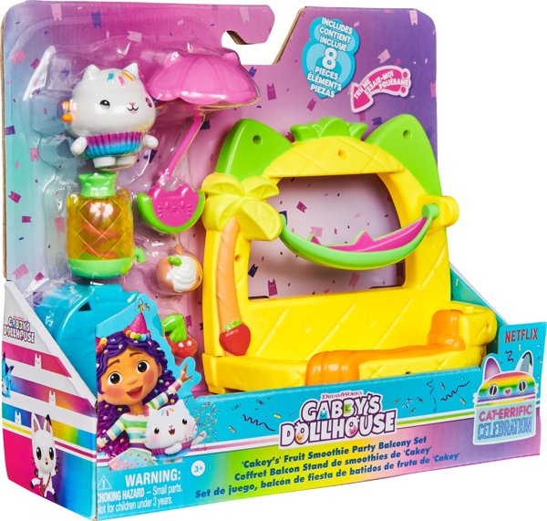 Spin Master Gabby's Dollhouse Balcony Set - Cakey