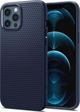 Spigen Θήκη Spigen Liquid Air Apple iPhone 12 Pro Max Navy Blue