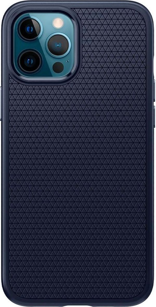 Spigen Θήκη Spigen Liquid Air Apple iPhone 12 Pro Max Navy Blue