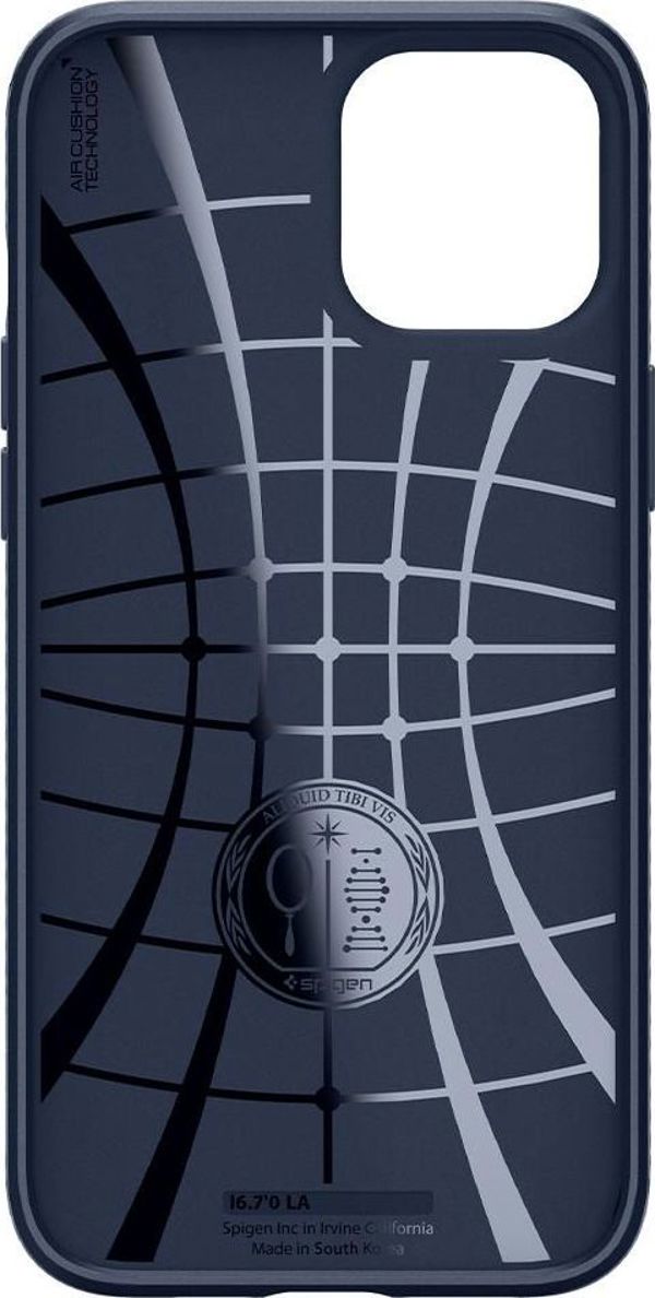 Spigen Θήκη Spigen Liquid Air Apple iPhone 12 Pro Max Navy Blue