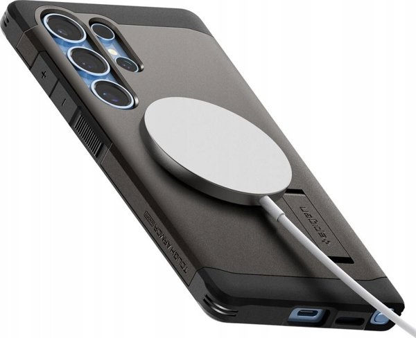 Spigen Θήκη Tough Armor MagSafe για Samsung Galaxy S25 Ultra - Gunmetal