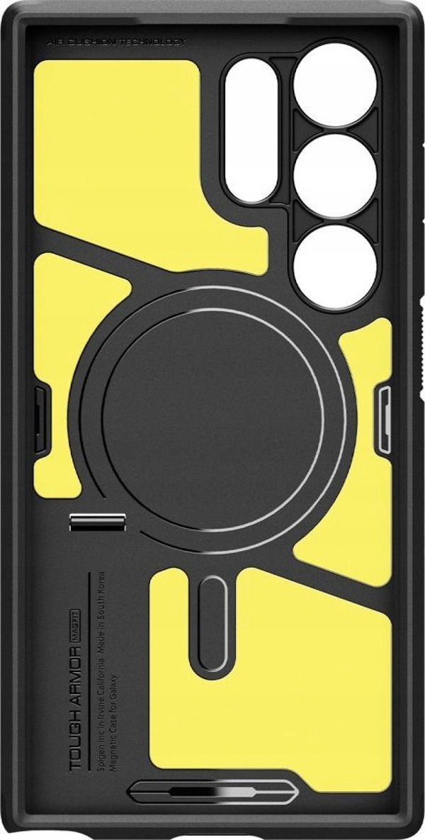 Spigen Tough Armor Θήκη για Samsung Galaxy S25 Ultra, MagSafe, Μαύρο