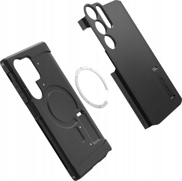 Spigen Tough Armor Θήκη για Samsung Galaxy S25 Ultra, MagSafe, Μαύρο