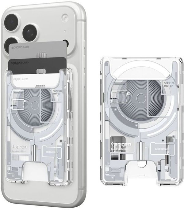 Spigen Ultra Hybrid Wallet MagSafe, zero one white