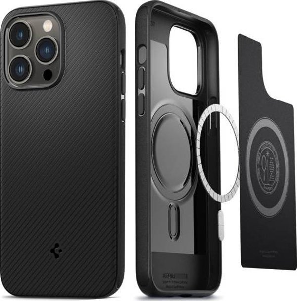 Spigen Θήκη Mag Armor για Apple iPhone 14 Pro, Μαύρο Ματ, Συμβατή με MagSafe