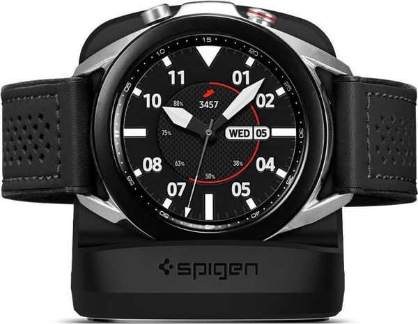 Spigen S352 Night Stand Βάση Φόρτισης για Galaxy Watch 3 - Μαύρη