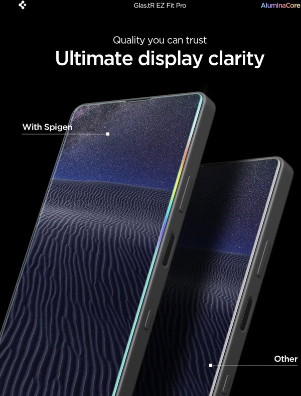 Spigen Glass tR EZ Fit Pro Προστατευτικό Οθόνης 2-Pack για Sony Xperia 10 VI, Διάφανο