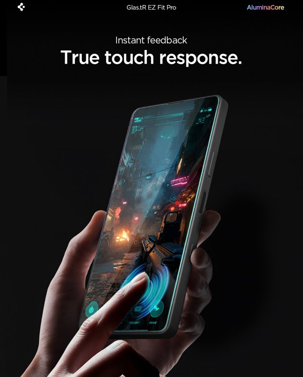 Spigen Glass tR EZ Fit Pro Προστατευτικό Οθόνης 2-Pack για Sony Xperia 10 VI, Διάφανο