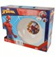SPIDERMAN 3-pcs. ceramic dining set -plate/bowl/mug