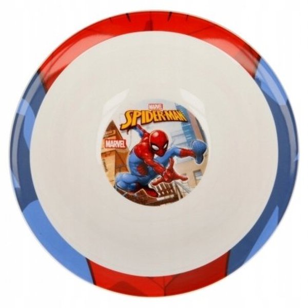 SPIDERMAN 3-pcs. ceramic dining set -plate/bowl/mug