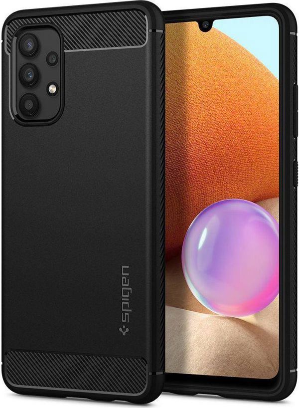 Θήκη Spigen Rugged Armor για Samsung Galaxy A52 / A52 5G - Μαύρο TPU