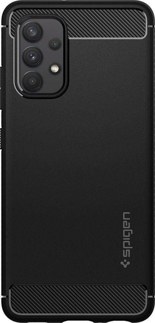Θήκη Spigen Rugged Armor για Samsung Galaxy A52 / A52 5G - Μαύρο TPU