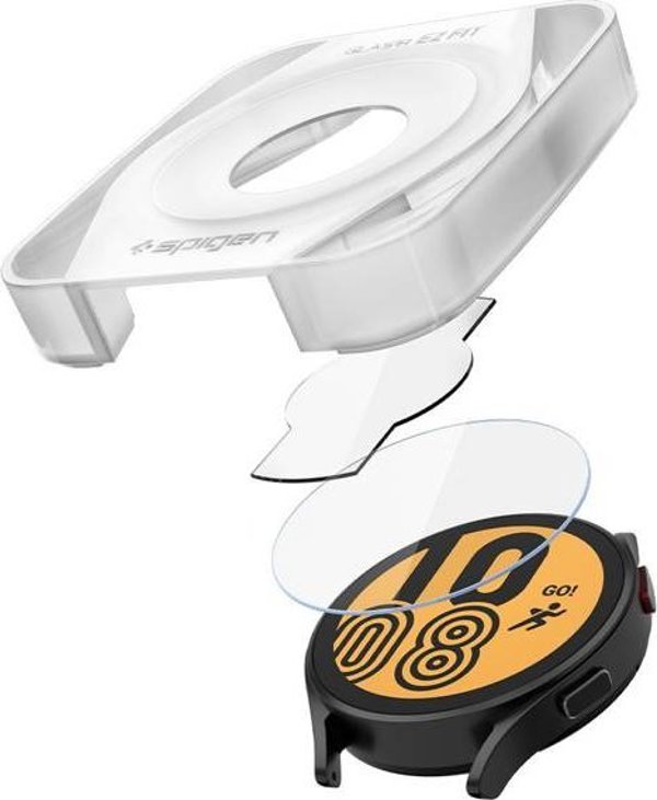Spigen Glas.TR EZ Fit Σκληρυμένο Γυαλί για Samsung Galaxy Watch 4 / 5 (44mm/Classic) 2-Pack - Διαφανές