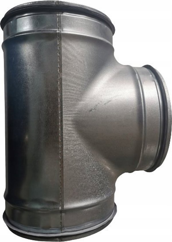 SpiroFlex Ταυ (Y-Connector) Αεραγωγών 160/160mm, 90°, Γαλβανισμένος Χάλυβας