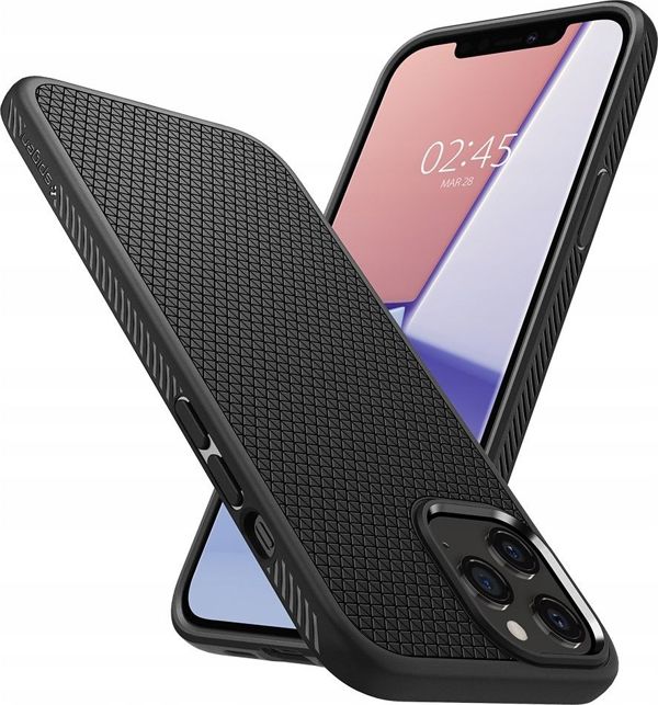 Spigen Spigen Liquid Air iPhone 12 mini 5,4" μαύρο ματ/black matte ACS01744