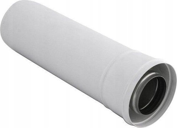 SpiroFlex Σωλήνας Διπλού Τοιχώματος Inox 80/125, Λευκός, 0.5m, SX-TD80/125RB0.5