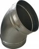 SpiroFlex Κολάνο 45° K160-45-OC, Γαλβανισμένο Ατσάλι, Διάμετρος 160mm