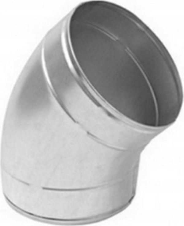 SpiroFlex Κολάνο 45° K160-45-OC, Γαλβανισμένο Ατσάλι, Διάμετρος 160mm