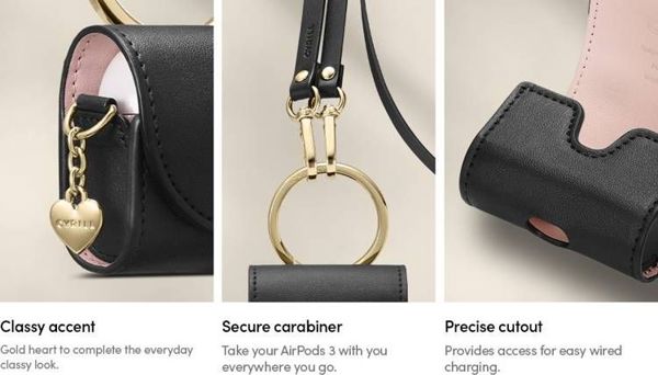 Spigen Etui ochronne Cyrill Mini Bag do AirPods 3 czarne