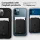 Spigen Valentinus MagSafe Card Holder για iPhone 12/13 - Θήκη Καρτών για MagSafe - Μαύρη
