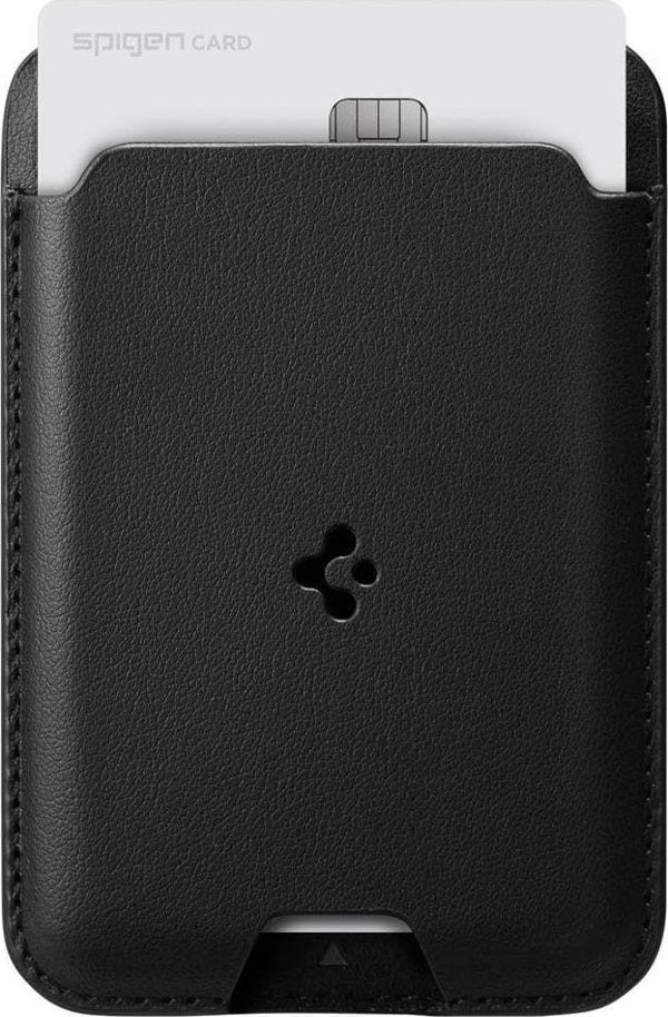 Spigen Valentinus MagSafe Card Holder για iPhone 12/13 - Θήκη Καρτών για MagSafe - Μαύρη