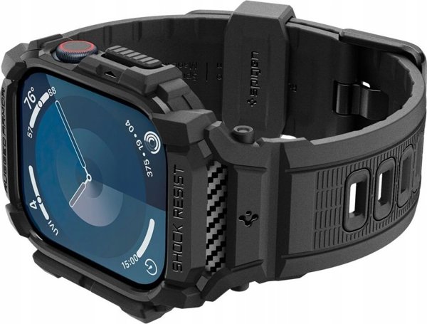 Spigen Rugged Armor Pro Θήκη για Apple Watch 10 (46mm) - Μαύρο