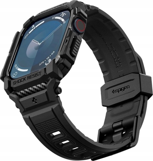 Spigen Rugged Armor Pro Θήκη για Apple Watch 10 (46mm) - Μαύρο