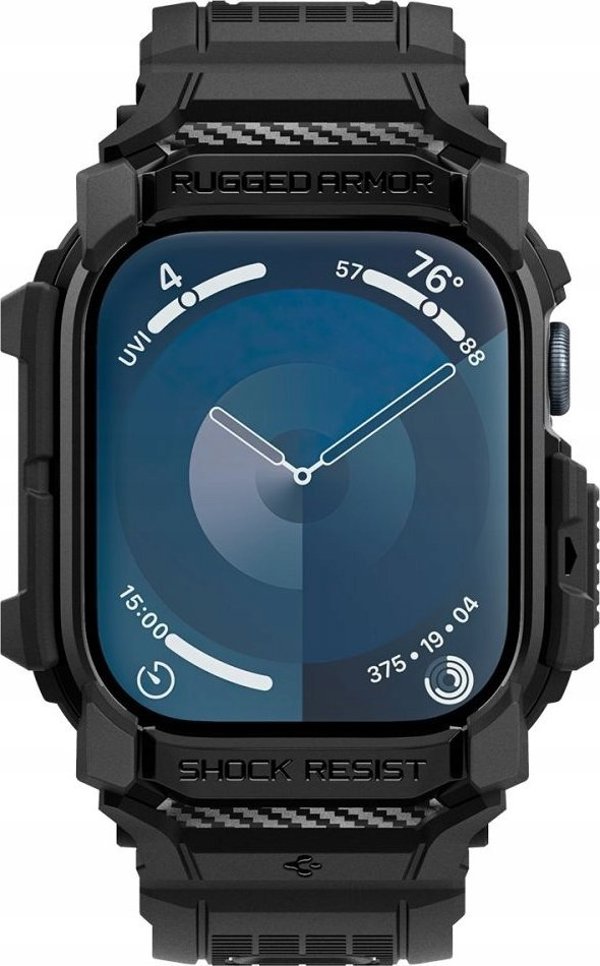 Spigen Rugged Armor Pro Θήκη για Apple Watch 10 (46mm) - Μαύρο