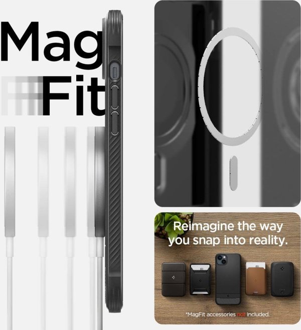 Spigen Rugged Armor MagSafe Θήκη για Apple iPhone 14 - Matte Black