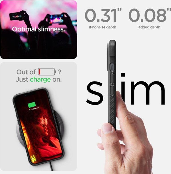 Spigen Rugged Armor MagSafe Θήκη για Apple iPhone 14 - Matte Black