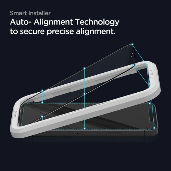 Spigen Tempered Glass AlignMaster για Samsung Galaxy A52 4G/5G, Full Cover, Μαύρο