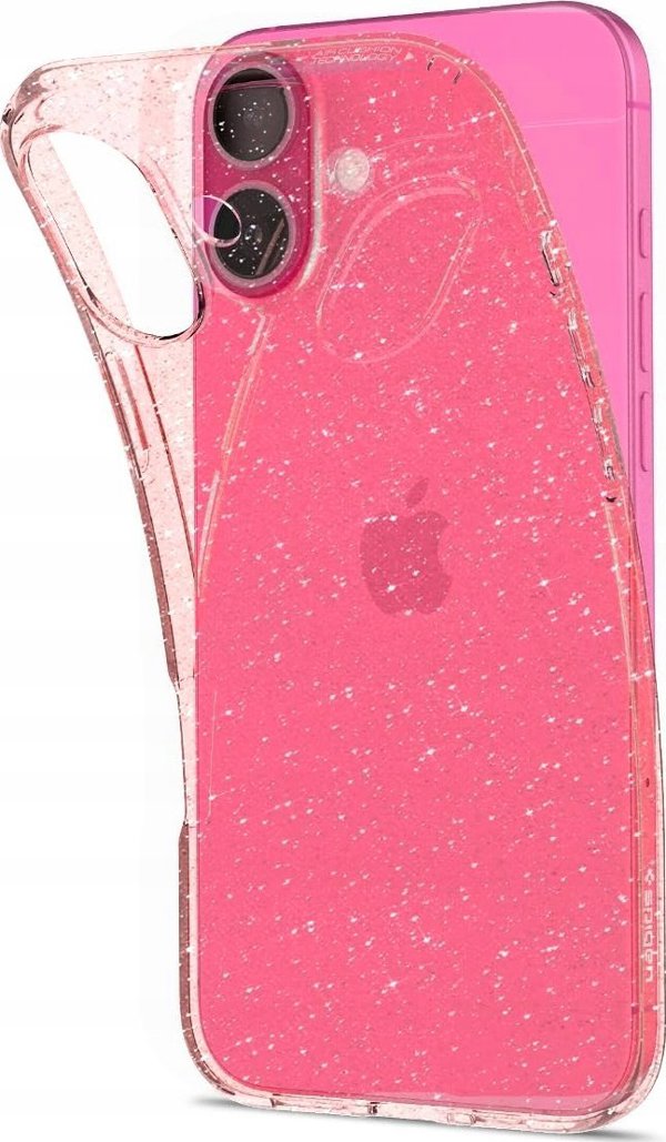 Θήκη Spigen Liquid Crystal Glitter για iPhone 16 - Rose Quartz TPU
