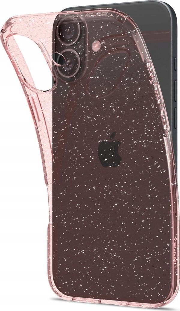 Θήκη Spigen Liquid Crystal Glitter για iPhone 16 - Rose Quartz TPU