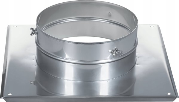 SpiroFlex Περιστρεφόμενο Κάλυμμα Καμινάδας Rotoflex UNI 150mm από Ανοξείδωτο Ατσάλι 304 με 2 Βάσεις Οροφής