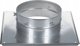 SpiroFlex Περιστρεφόμενο Κάλυμμα Καμινάδας Rotoflex UNI 150mm από Ανοξείδωτο Ατσάλι 304 με 2 Βάσεις Οροφής