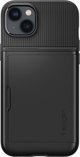 Θήκη Spigen Slim Armor CS για Apple iPhone 14 Plus - Μαύρο - Προστατευτική Θήκη με Θήκη Καρτών TPU & Πολυανθρακικό
