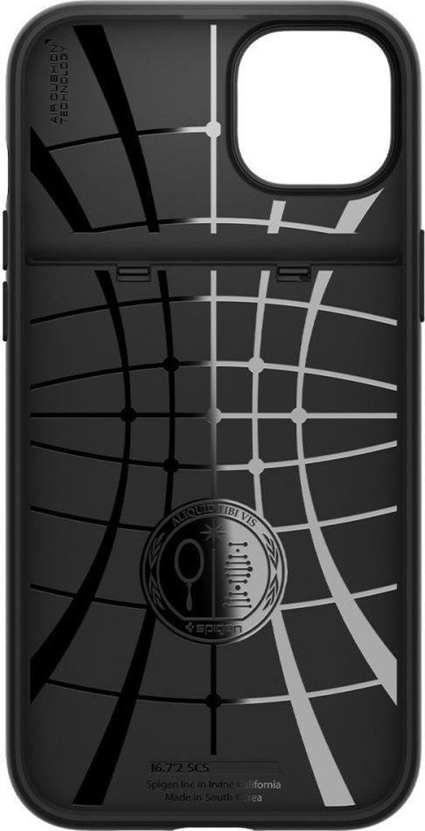 Θήκη Spigen Slim Armor CS για Apple iPhone 14 Plus - Μαύρο - Προστατευτική Θήκη με Θήκη Καρτών TPU & Πολυανθρακικό