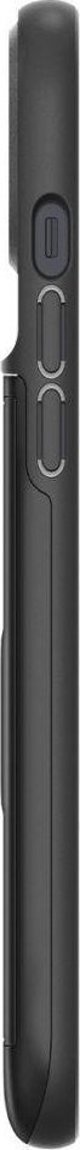 Θήκη Spigen Slim Armor CS για Apple iPhone 14 Plus - Μαύρο - Προστατευτική Θήκη με Θήκη Καρτών TPU & Πολυανθρακικό