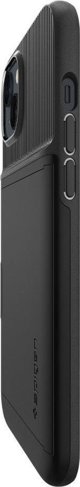 Θήκη Spigen Slim Armor CS για Apple iPhone 14 Plus - Μαύρο - Προστατευτική Θήκη με Θήκη Καρτών TPU & Πολυανθρακικό