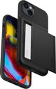 Θήκη Spigen Slim Armor CS για Apple iPhone 14 Plus - Μαύρο - Προστατευτική Θήκη με Θήκη Καρτών TPU & Πολυανθρακικό