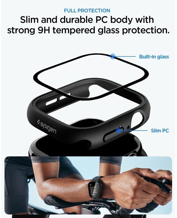 Spigen SPIGEN THIN FIT 360 APPLE WATCH 10 / 11 (46 MM) BLACK